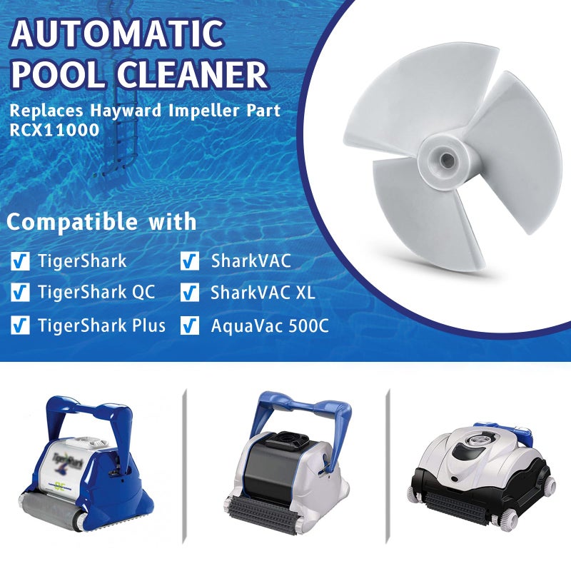Alocs RCX11000 Impeller Replacement for Hayward TigerShark QC/Shark/SharkVac XL & TW Robotic Pool Cleaners - Image 3